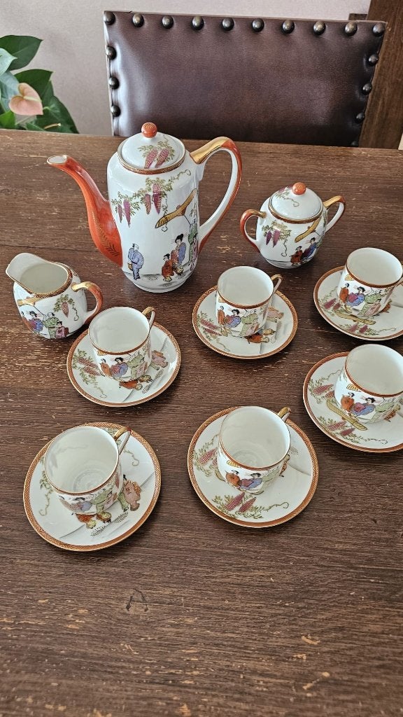 antiek japans theeservies, Enlèvement