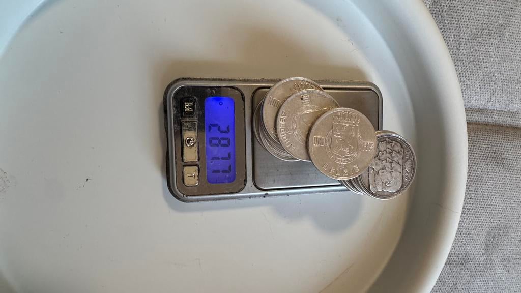16 pièces 100 franc belge en argent, Ophalen of Verzenden, Zo goed als nieuw, Zilver, Zilver