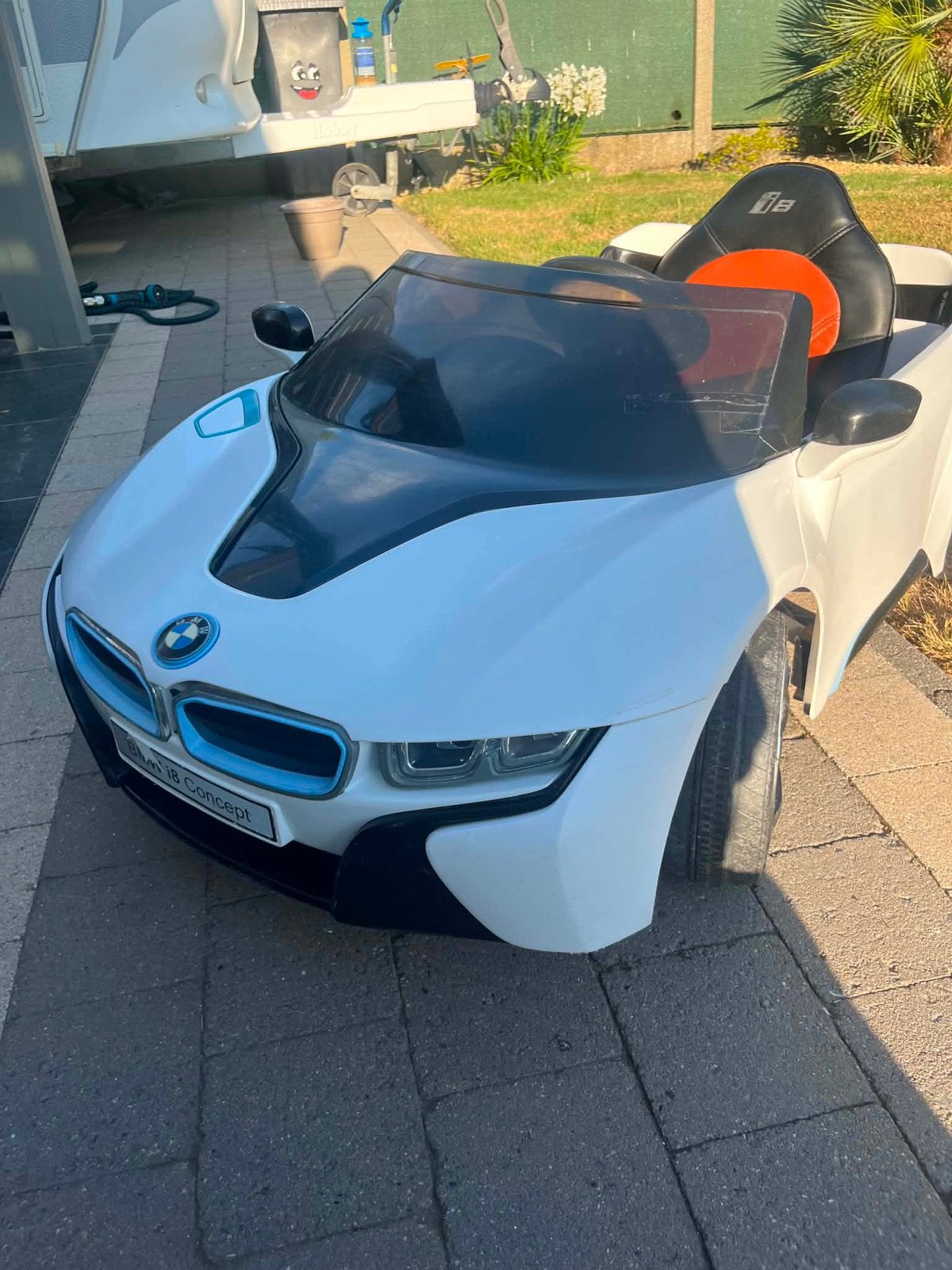 BMW I8 elektrische kinderauto, Ophalen, Gebruikt
