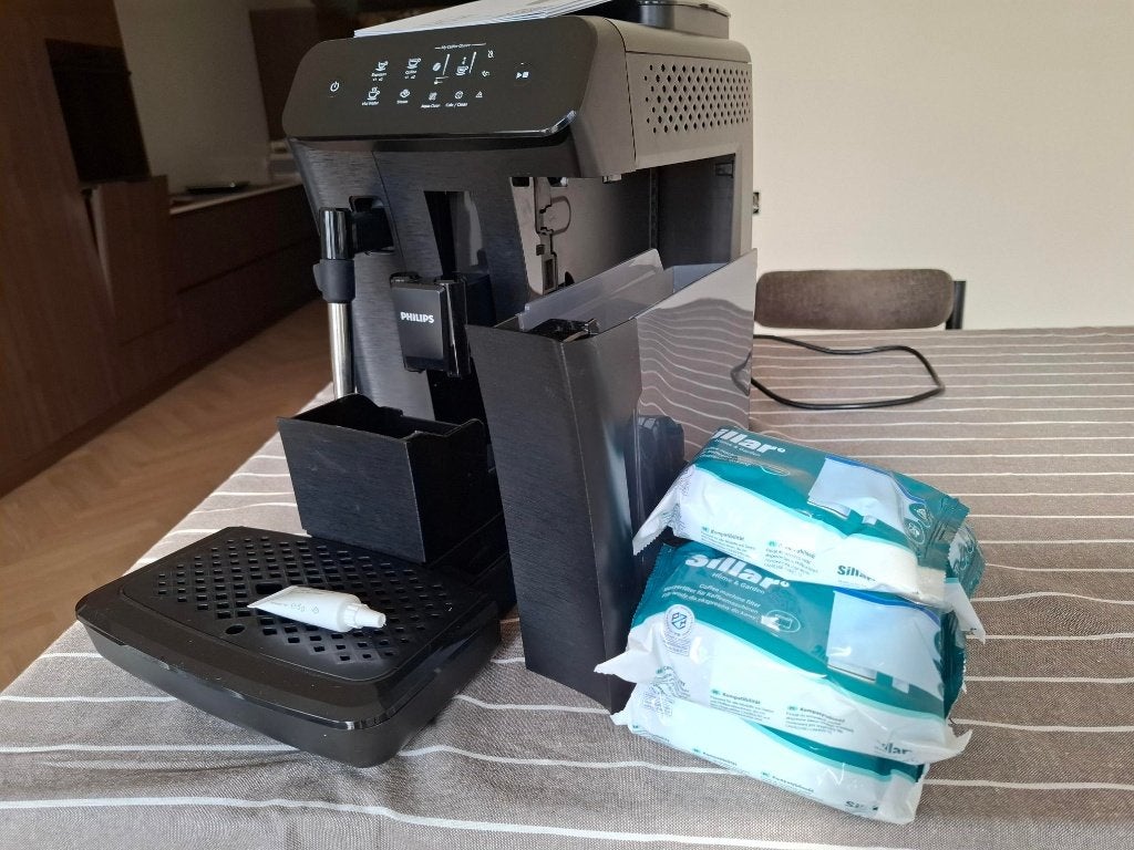 Philips Koffiemachine EP0820, Elektronische apparatuur, Koffiezetapparaten, Ophalen, Koffiemachine, Koffiebonen, Zo goed als nieuw
