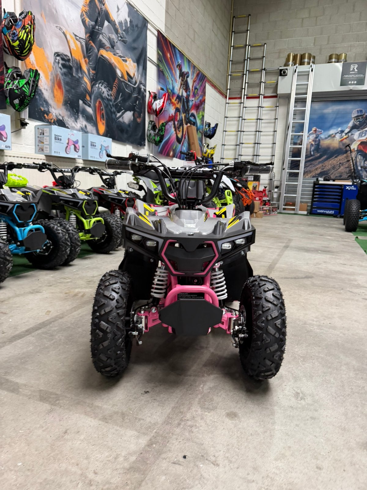 Ultra Motocross 1200W 36V Elektrische Kinderquad Accu Roze, Nieuw