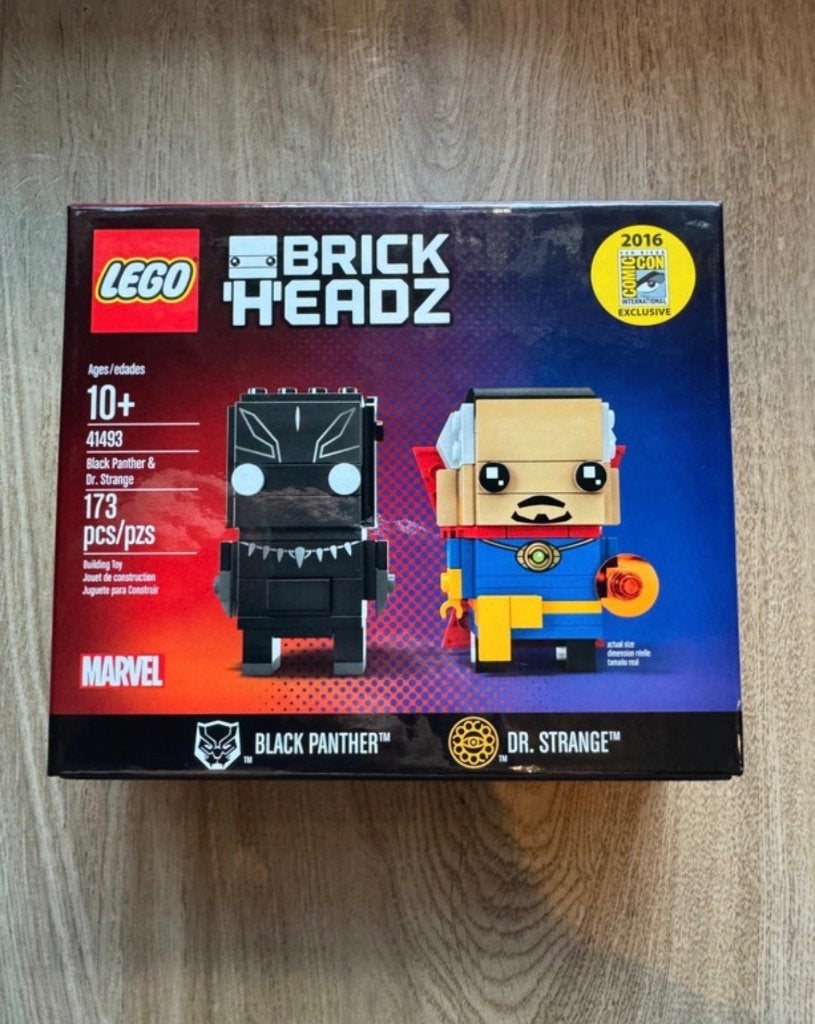 Lego set Brickheadz 41493 - Zwarte Panter en Dr. Strange, Kinderen en Baby's, Speelgoed | Duplo en Lego, Ophalen, Compleet, BrickHeadz