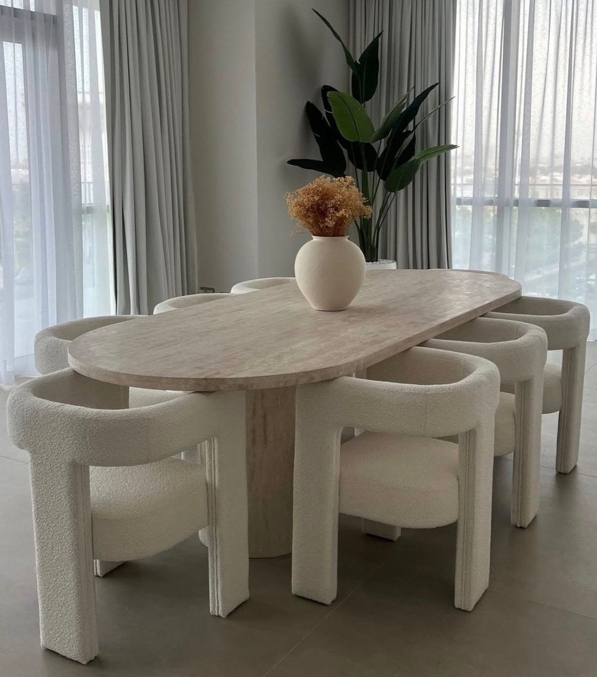 Table en travertin, Maison & Meubles, Enlèvement ou Envoi, Neuf