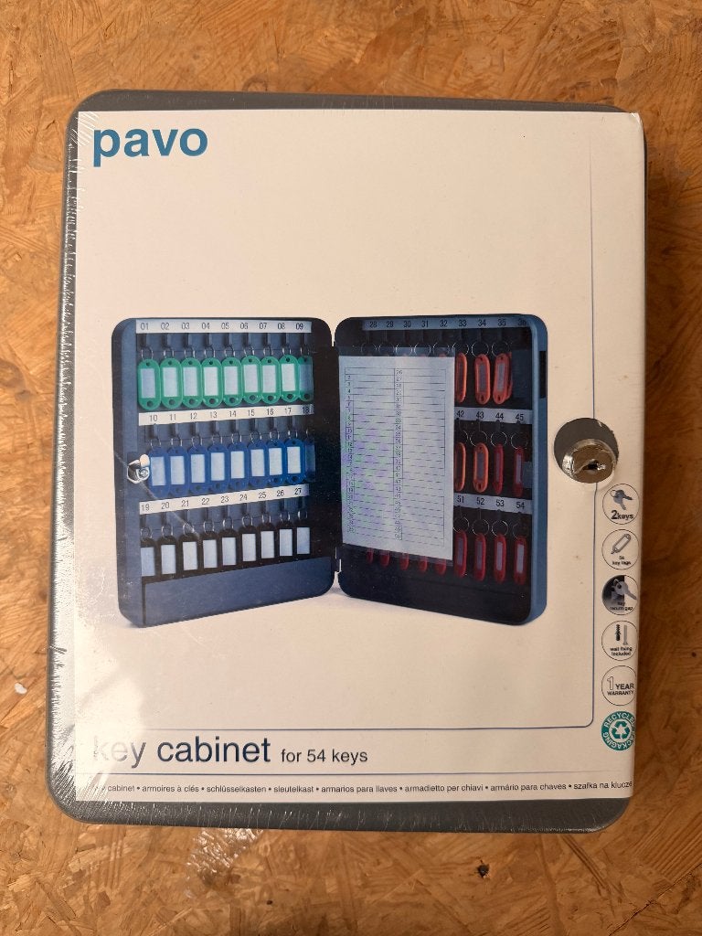 Sleutelkastje PAVO - 54 sleutels (sealed), Huis en Inrichting, Ophalen of Verzenden, Nieuw