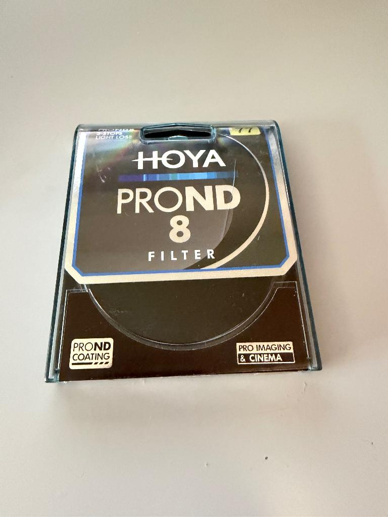 Hoya ND 8 filter 77, Gebruikt, Overige typen, 70 tot 80 mm, Ophalen