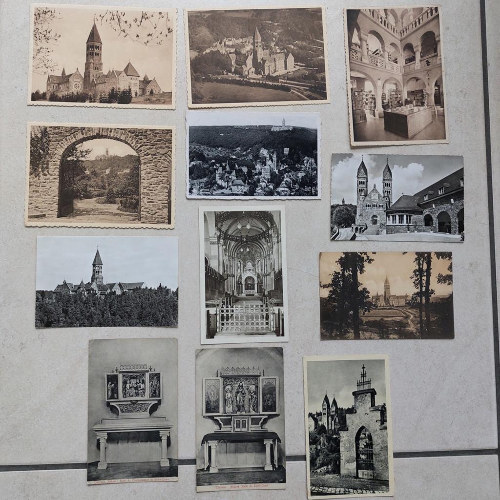 Lot van 12 oude postkaarten Clervaux, Ophalen of Verzenden