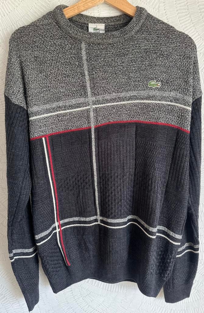 Trui van Lacoste, Kleding | Heren, Verzenden, Zo goed als nieuw, Zwart