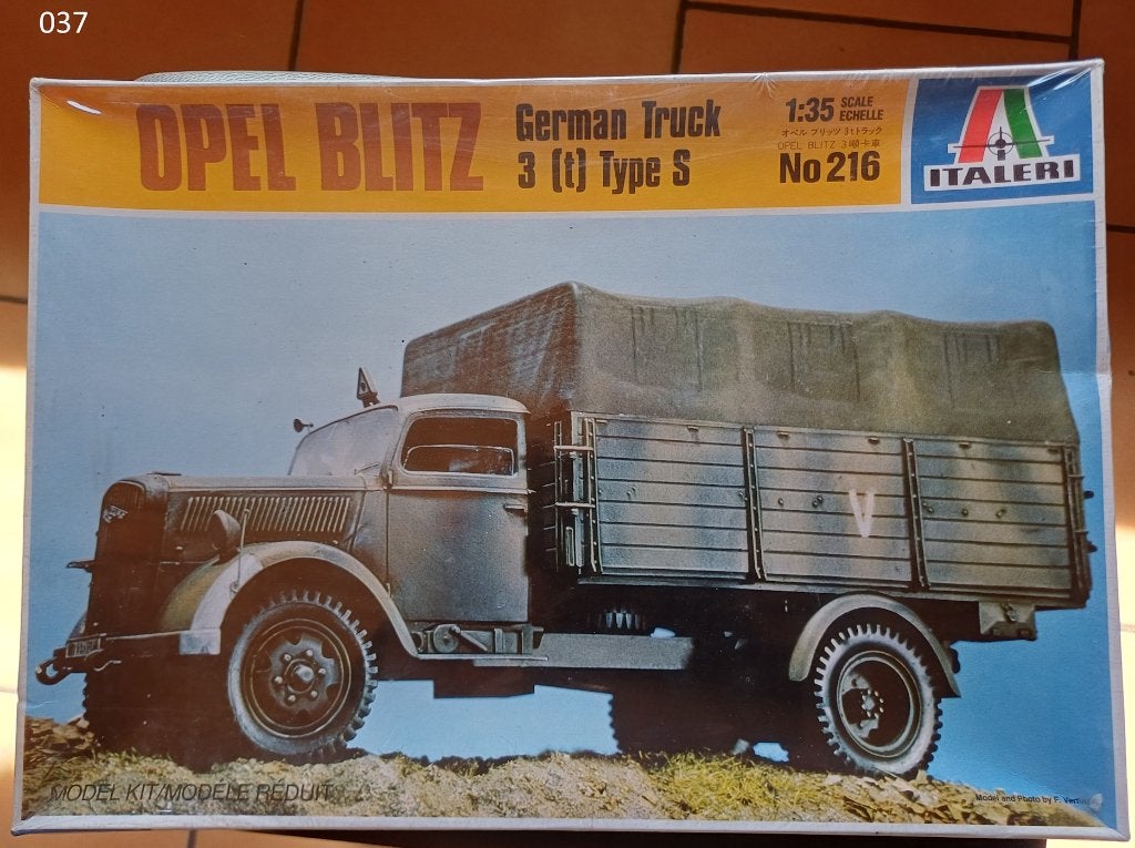 Opel Blitz 3 (t) Type S 1/35 Italeri, Ophalen of Verzenden, Italeri