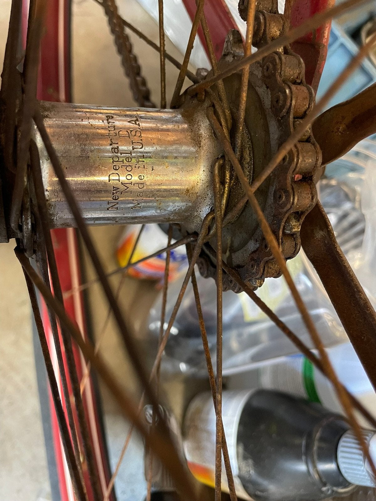 Shelby Flyer 1940/1941 USA Girls tankbike, Enlèvement