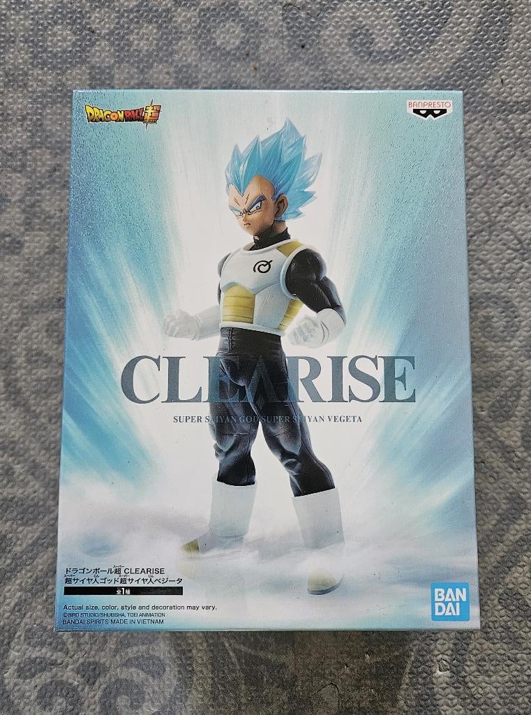 Dragon Ball Super - Vegeta - Clearise  (19cm), Ophalen of Verzenden, Nieuw