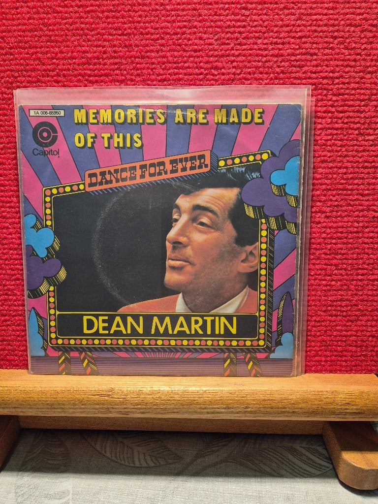 dean martin, Cd's en Dvd's, Vinyl | Pop, Gebruikt, 7 inch, Ophalen of Verzenden, Beschermende buitenhoes