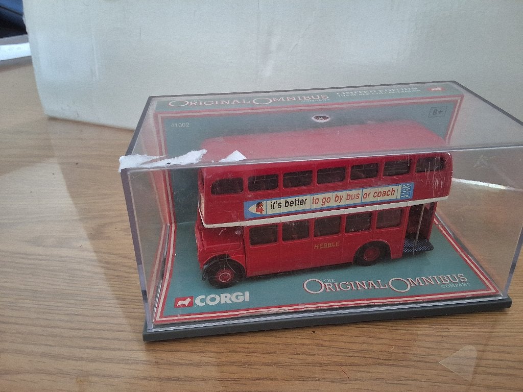 bus corgi à deux étages, Enlèvement ou Envoi, Comme neuf, Bus ou Camion, Corgi