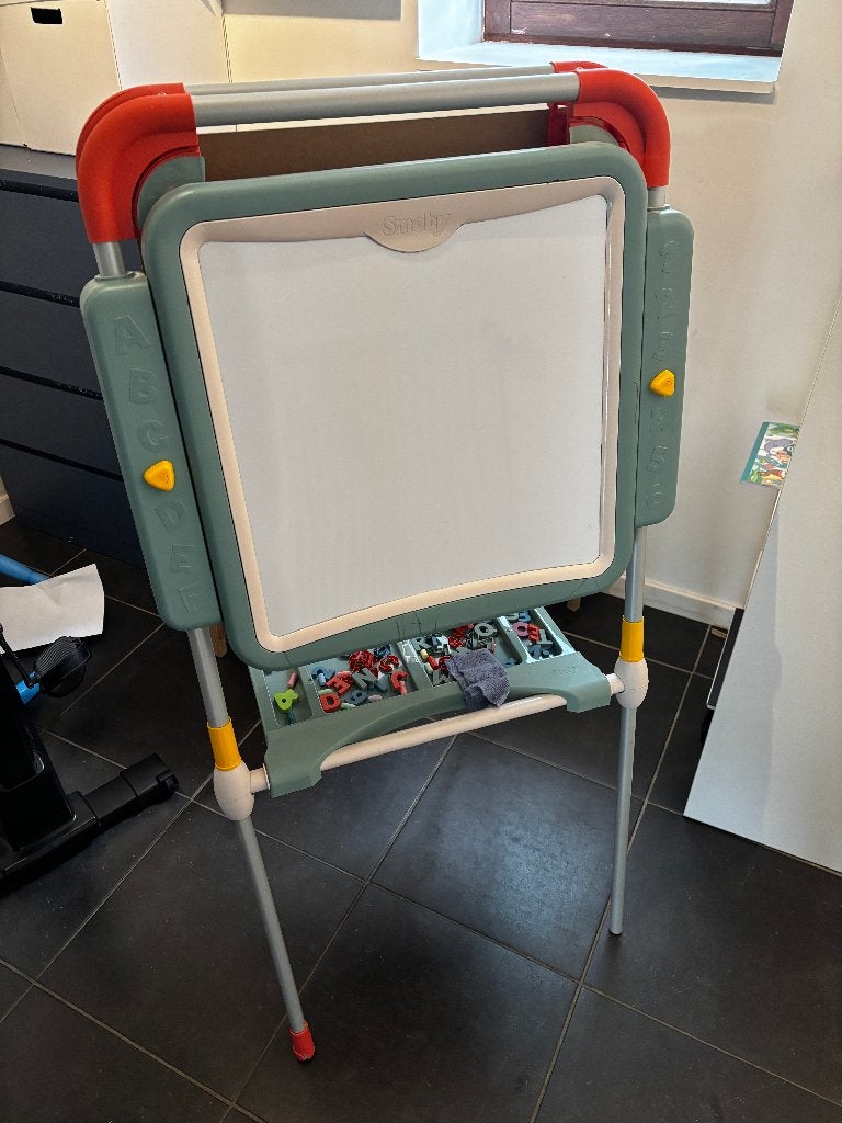 Smoby Evolutief dubbelzijdig tekenbord, Diversen, Schoolborden, Ophalen of Verzenden, Gebruikt, Whiteboard
