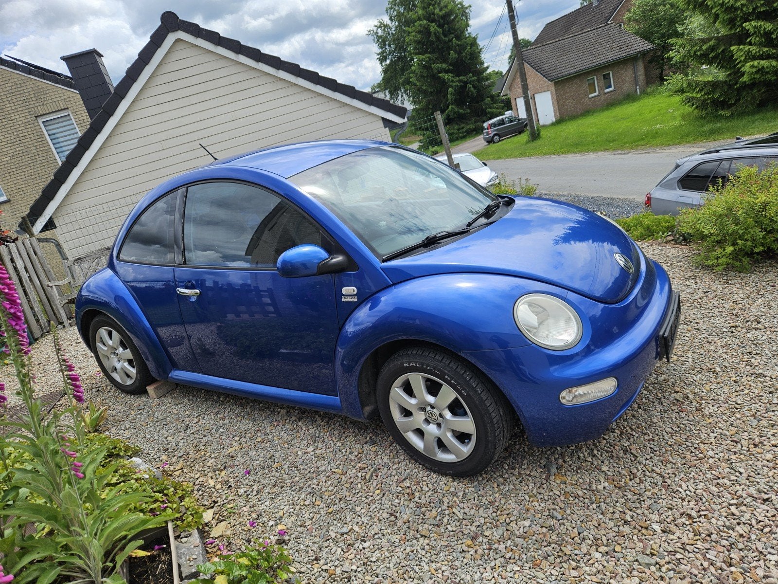 Volkswagen New Beetle 2002, Voorwielaandrijving, Stof, 4 cilinders, Blauw