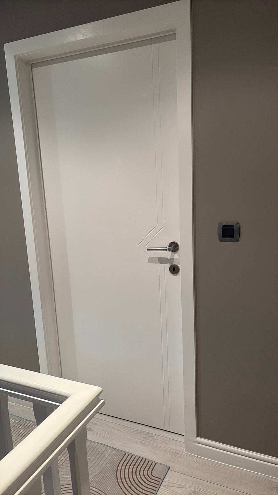 Fineer eiken witte deur, Doe-het-zelf en Bouw, Ophalen, Zo goed als nieuw