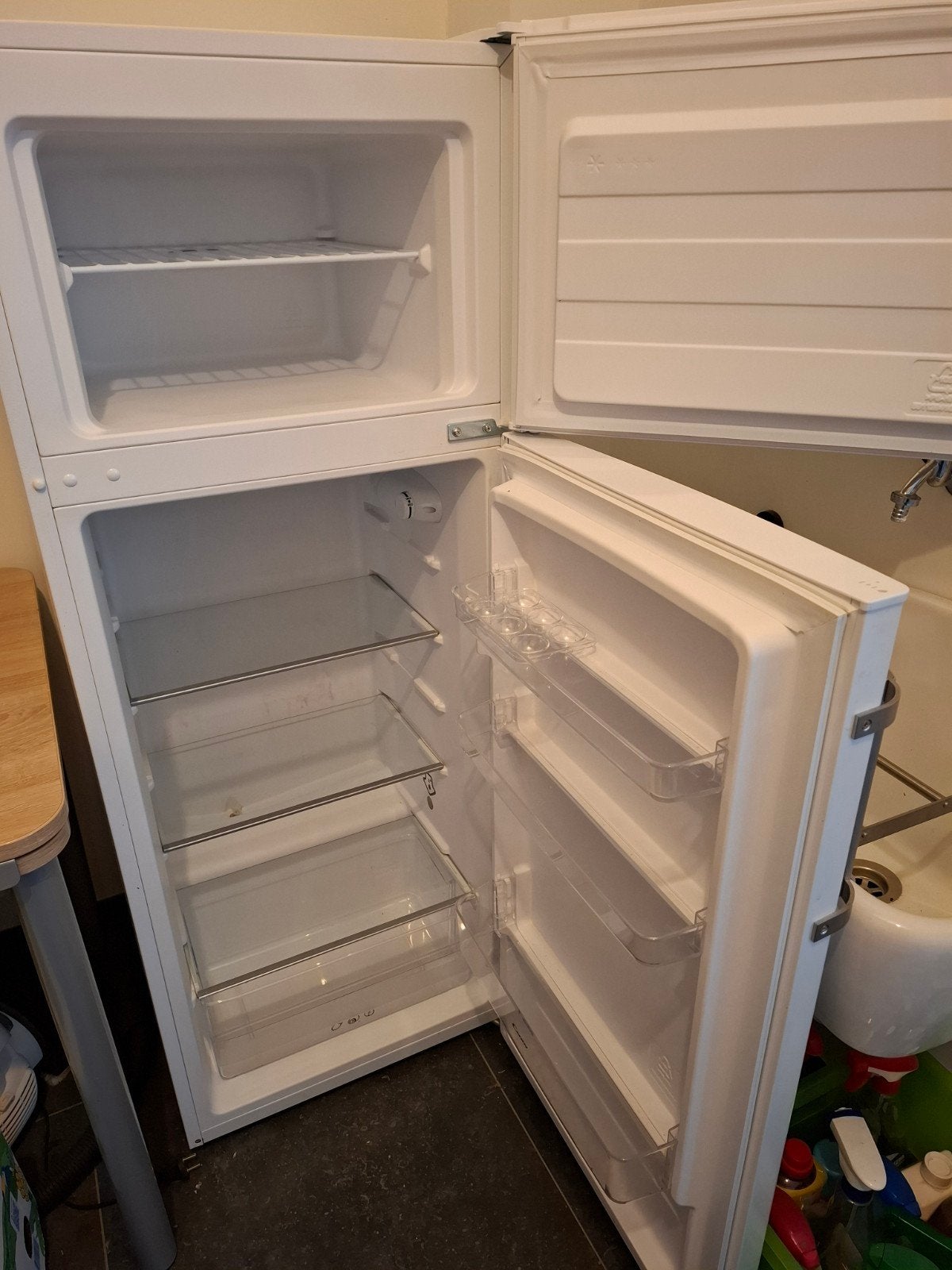 Koelkast met vriescombinatie Candy 204L, Ophalen, Zo goed als nieuw, Vrijstaand