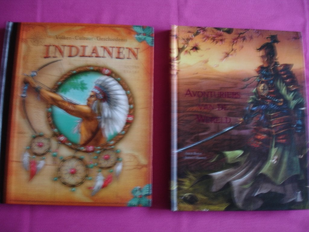 Indianen en Avonturen van de wereld Bakermat XL boeken, Enlèvement ou Envoi