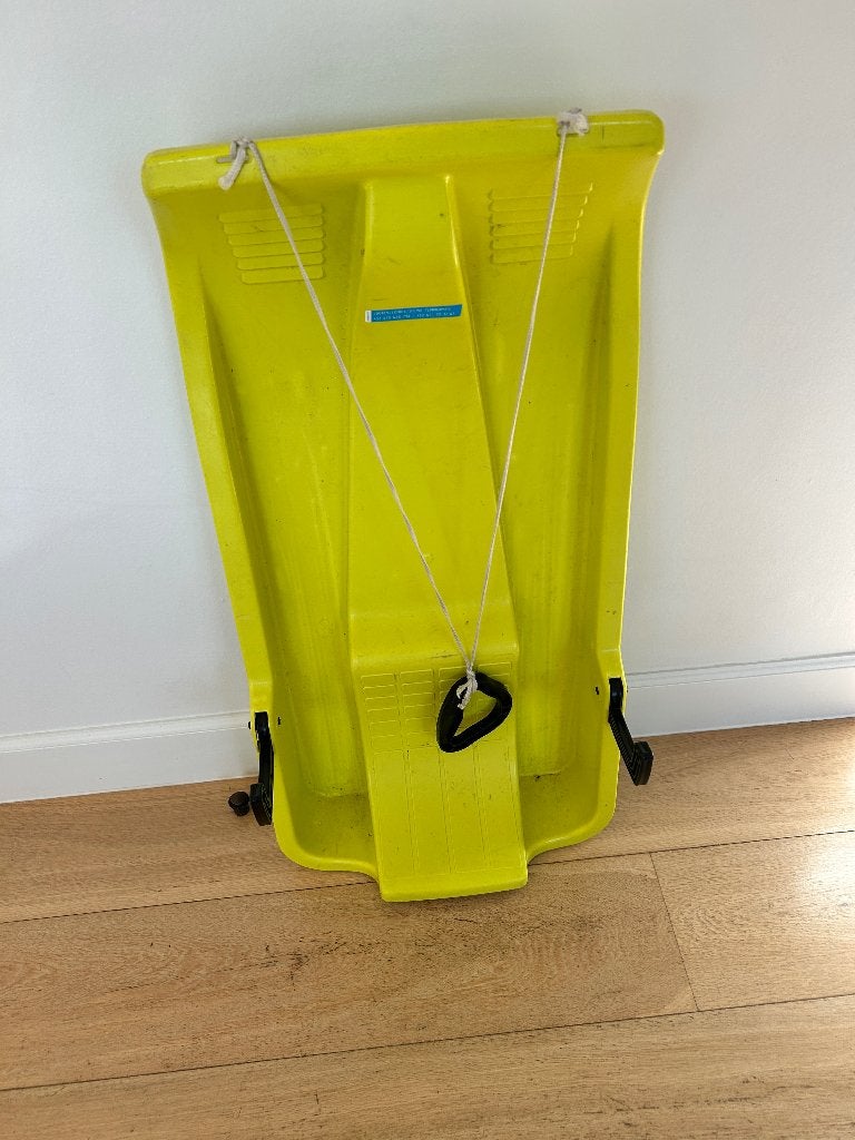 Traîneau en plastique, Enlèvement, Frein, Utilisé, Plastique