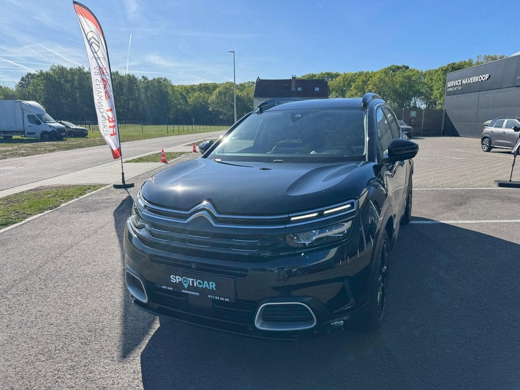 Citroën C5 1.2 PURETECH AUTOMAAT IN PERFECTE STAAT, Gebruikt, Euro 6, Zwart, Leder