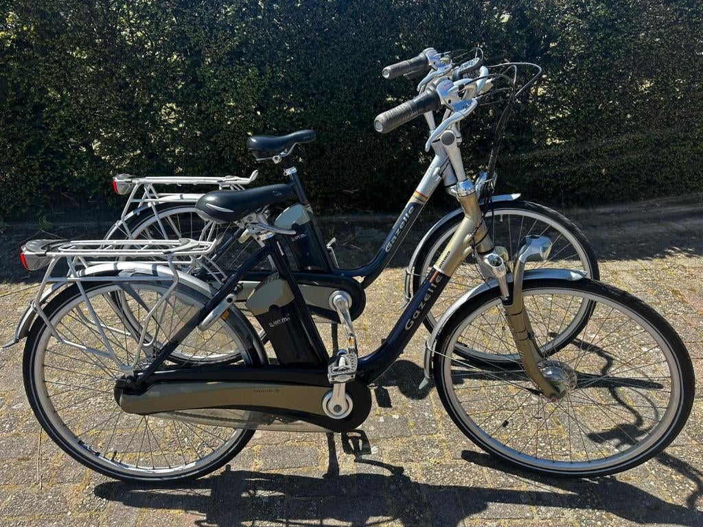 set gazelle midden motors voor 1100 euro met extra accu, Fietsen en Brommers, Ophalen, Versnellingen, Zo goed als nieuw, 50 tot 53 cm