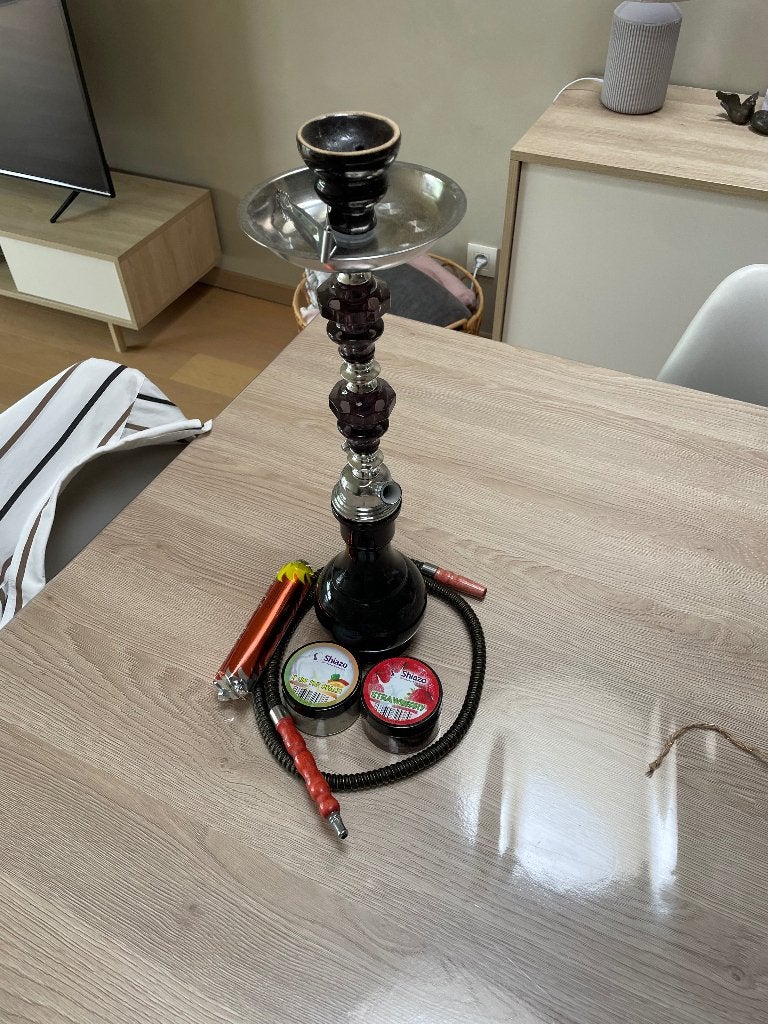 Waterpijp + Toebehoren, Verzamelen, Ophalen, Zo goed als nieuw, (Water)pijp