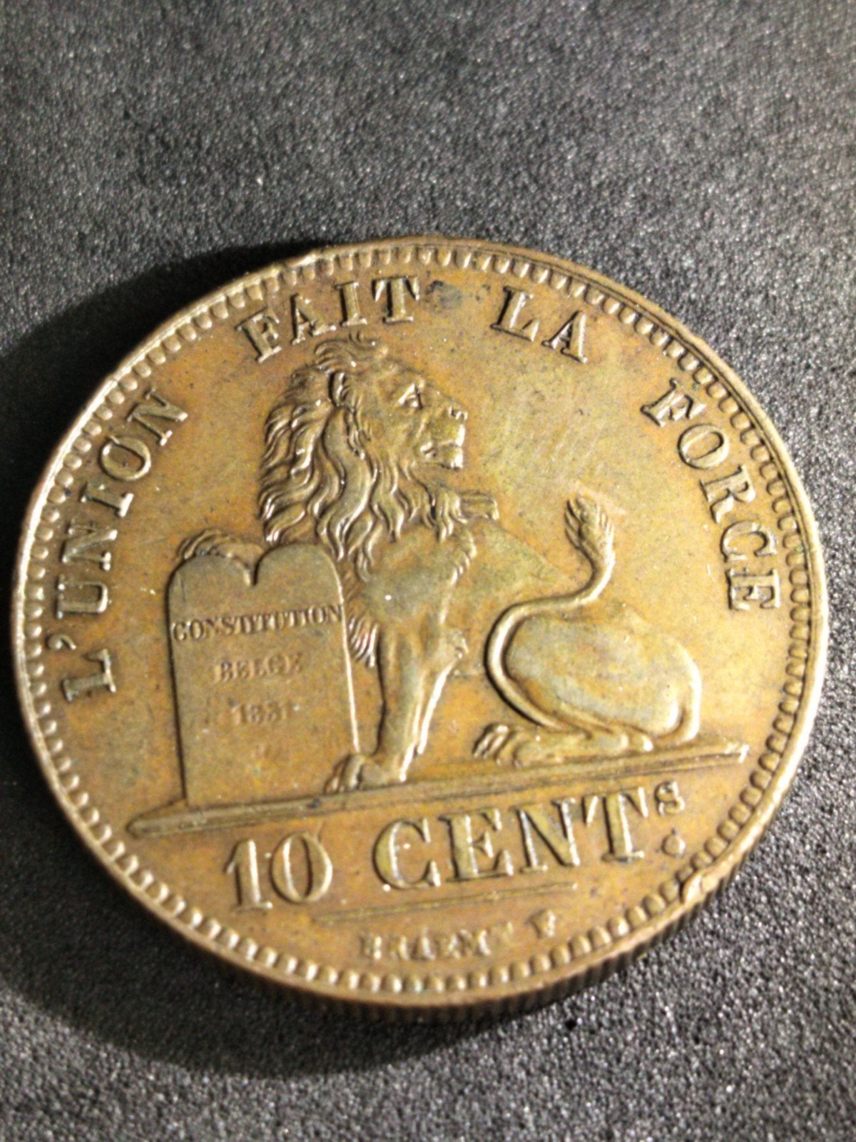 10 c 1847 !!!!!! prachtige kwaliteit, Ophalen of Verzenden