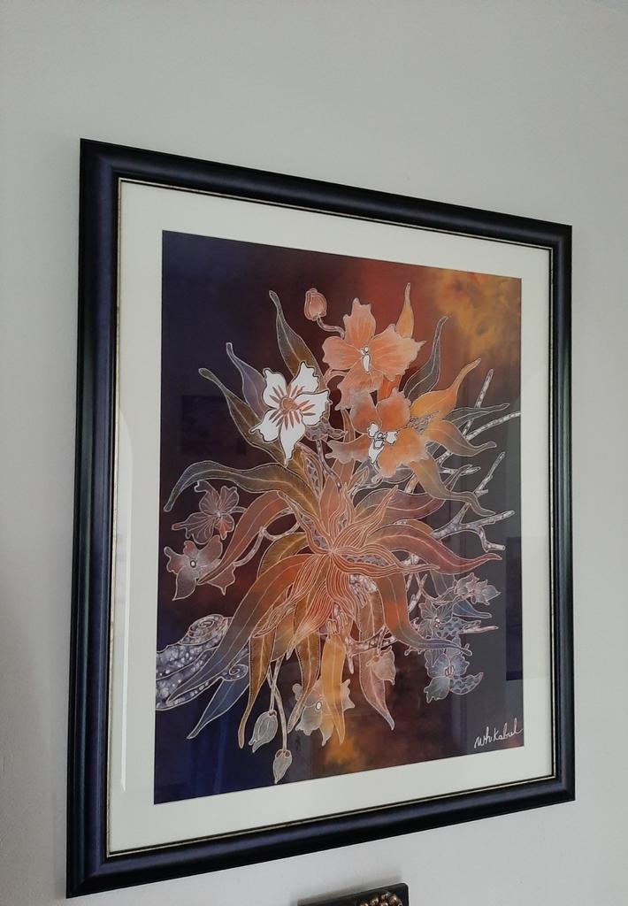 Schilderij op zijde. Wh Kabul, Enlèvement