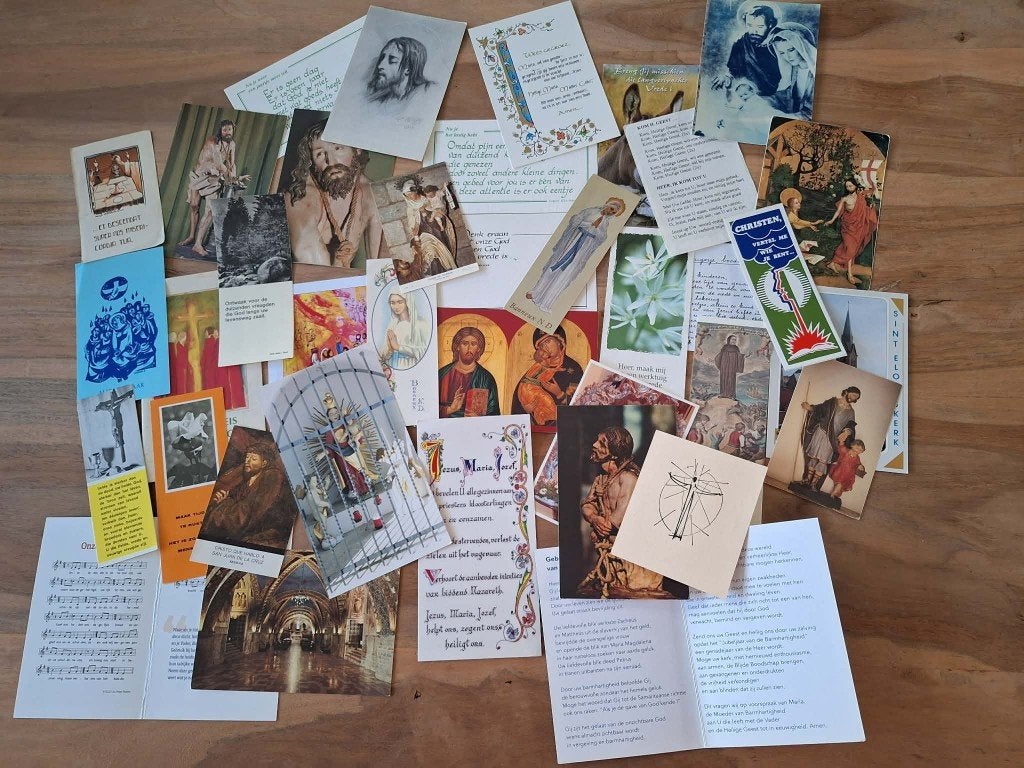 Religieuze prenten en gebedskaarten, Verzamelen, Ophalen