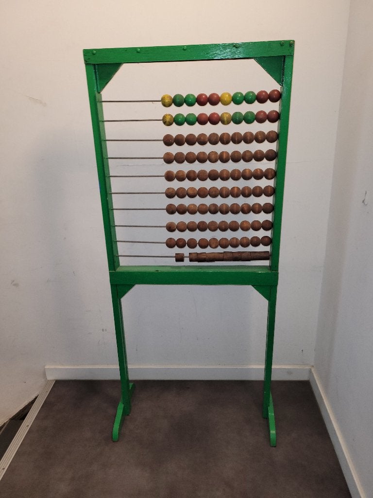 ancien grand boulier en bois 135 cm de haut vintage, Antiquités & Art, Enlèvement