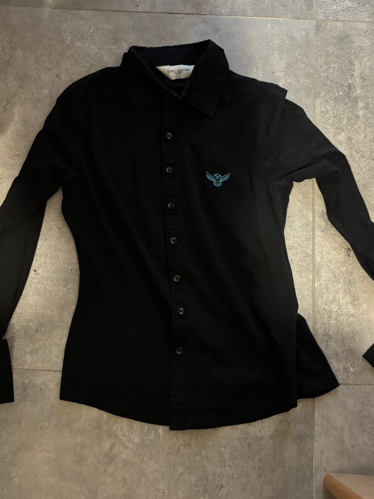 Avant uniform: zwarte hemd, Ophalen, Zo goed als nieuw, Maat 36 (S)