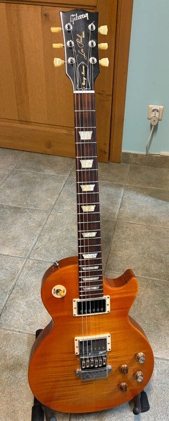 GIBSON LES PAUL GARY MOORE SIGNATURE 2013 avec 'Evertune', Musique & Instruments, Enlèvement ou Envoi, Utilisé, Solid body, Gibson