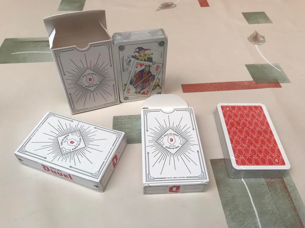 Cartes à jouer Duvel, 3 pour 13€, Enlèvement ou Envoi, Neuf, Autres types