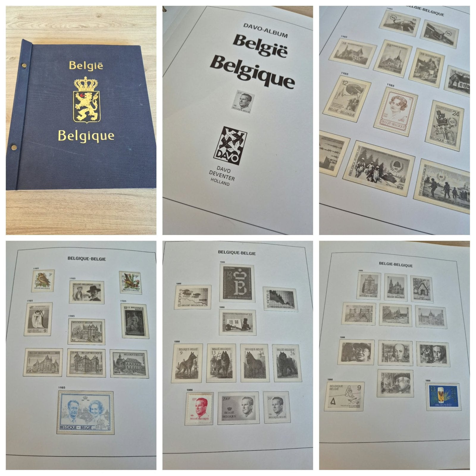 Album Davo Timbre Belges Non Oblitérés, Ophalen of Verzenden