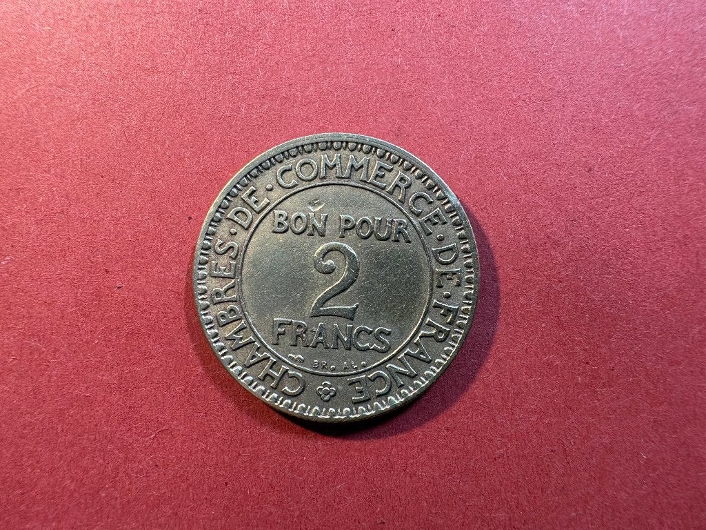 France - 2 Francs 1925 (Chambres de Commerce) (#345#), Timbres & Monnaies, Monnaies | Europe | Monnaies non-euro, Monnaie en vrac