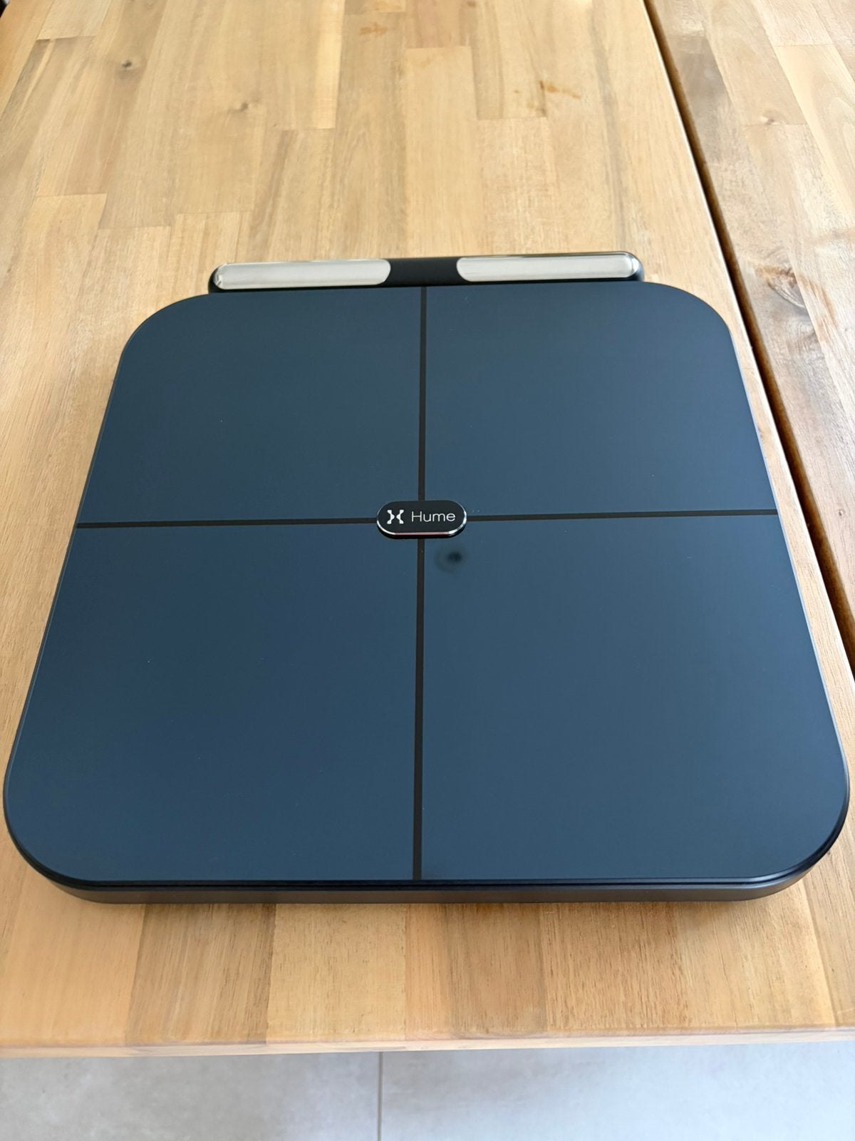 Balance intelligente Hume Body Pod — avec Hume Band 100€, Enlèvement, Comme neuf, Noir