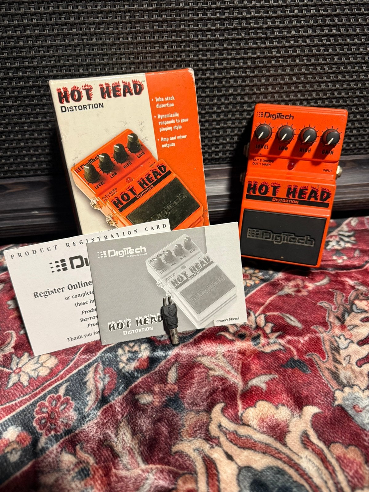 DigiTech Hot Head Distorsion — avec boîte et accessoires, Musique & Instruments, Enlèvement ou Envoi, Comme neuf, Distortion, Overdrive ou Fuzz