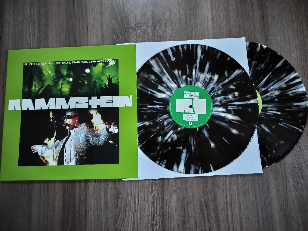 RAMMSTEIN - FEUERLEGENDEN LIVE 2002 - 2 lp splatter vinyl, Ophalen of Verzenden