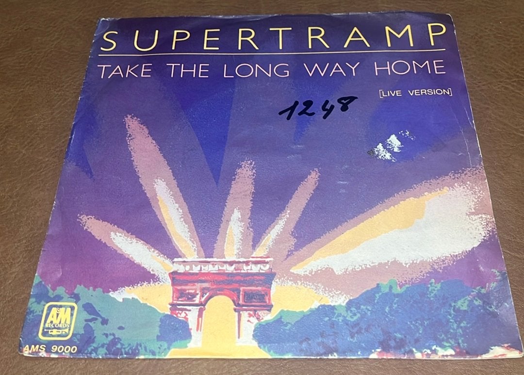 Supertramp ‎– Take The Long Way Home [Live Version] - 7” vin, Ophalen of Verzenden, Gebruikt, Single