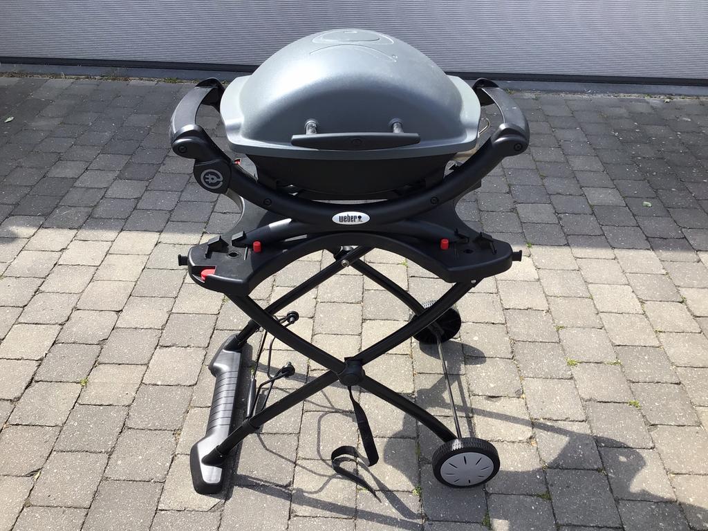 WEBER Electrische barbecue, Tuin en Terras, Ophalen, Zo goed als nieuw