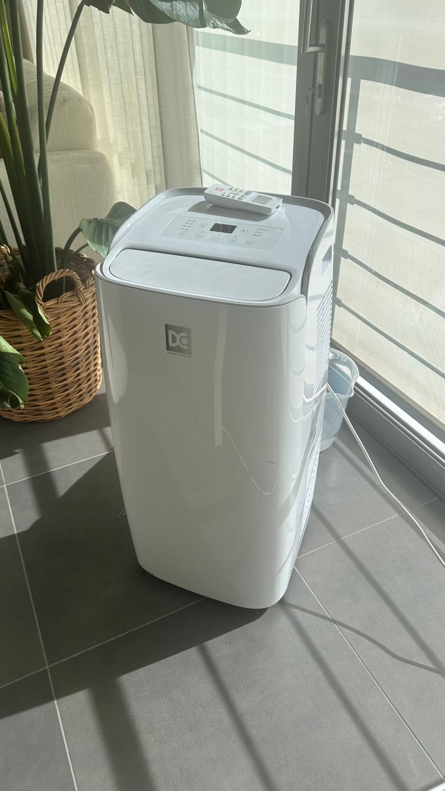 Draagbare airco, Elektronische apparatuur, Airco's, Ophalen, Zo goed als nieuw, Mobiele airco, Afstandsbediening