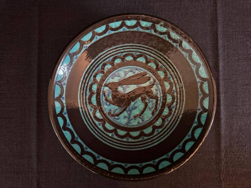 Paul Jacquet – Art Deco schotel met haas, Ophalen of Verzenden