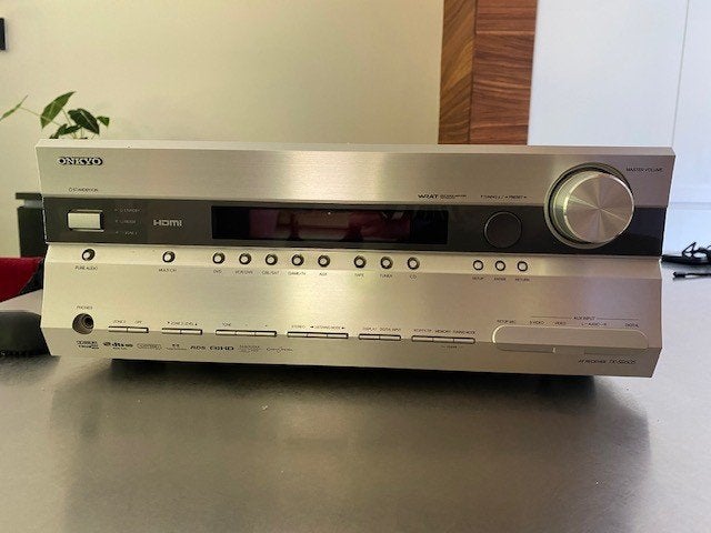 Onkyo AV-receiver TX SR 605, Audio, Tv en Foto, Versterkers en Ontvangers, Ophalen, Zo goed als nieuw, 120 watt of meer, Onkyo