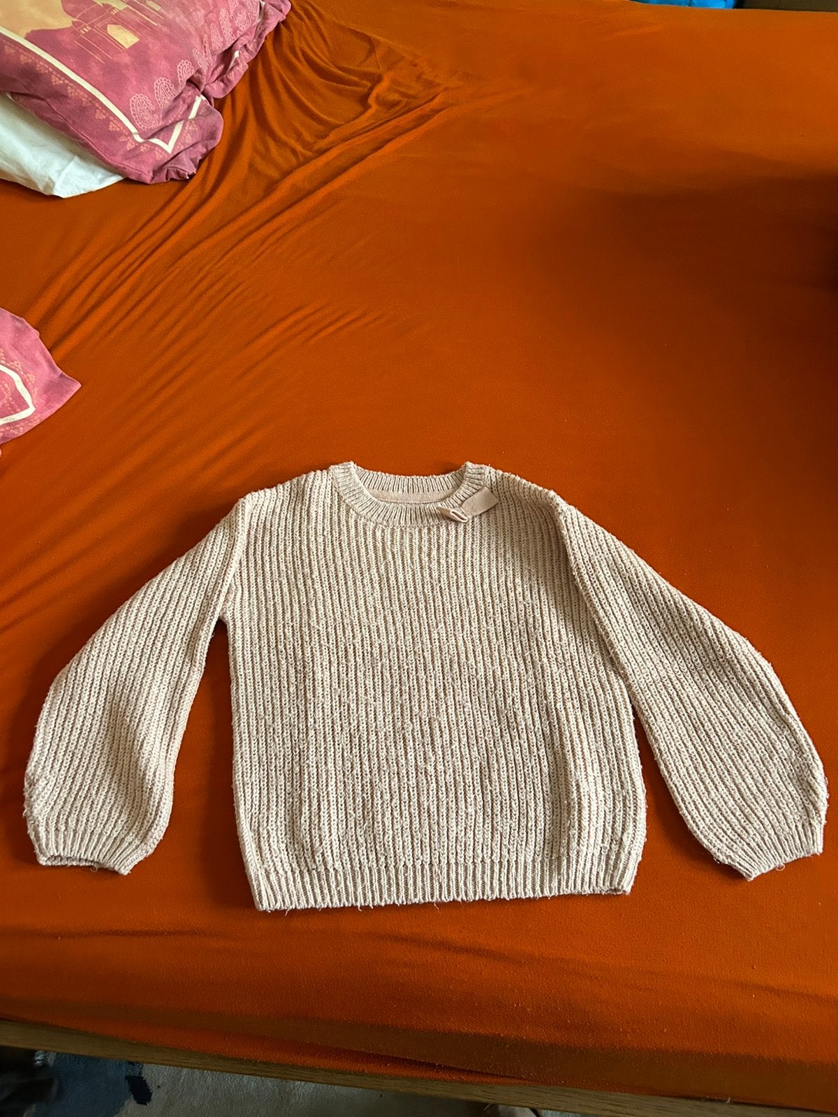 Meisjes pull maat 128, Enlèvement, Utilisé, Fille, Pull ou Veste