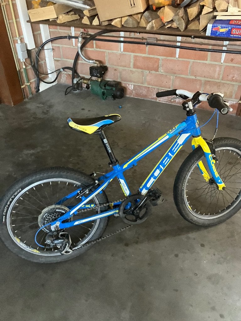 Aluminium kinderfiets Cube 20 inch, Fietsen en Brommers, Ophalen, 20 inch of meer, Gebruikt, Velgrem