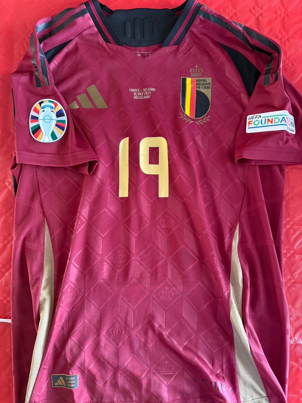 Shirt EK bakayoko rode duivels, Enlèvement ou Envoi, Comme neuf, Maillot