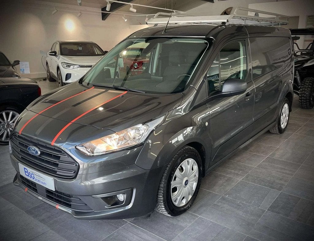 Ford Transit Connect 1.5 TDCi*BOITE AUTO*3PLACES*GPS*CLIM*CA, Automaat, Stof, Zwart, 4 cilinders
