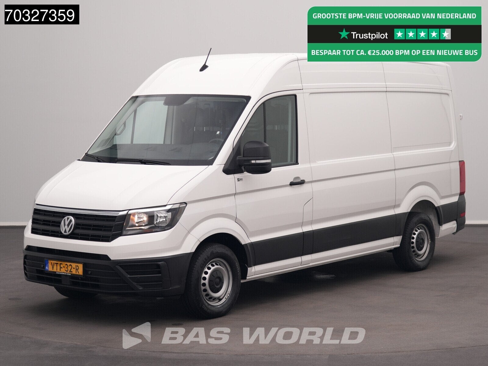 Volkswagen Crafter 140pk L3H3 Trekhaak Airco Cruise Parkeers, Auto's, Bestelwagens en Lichte vracht, Stof, Gebruikt, Euro 6, 4 cilinders