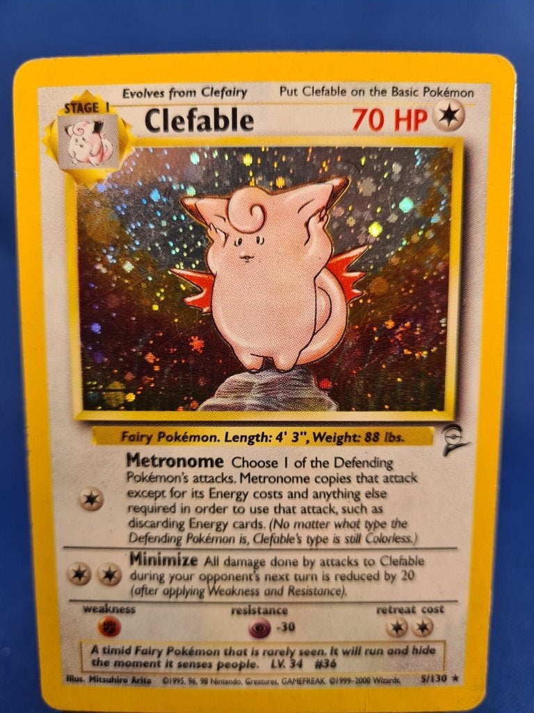 Clefable 5/130 - Base Set 2, Verzenden, Gebruikt