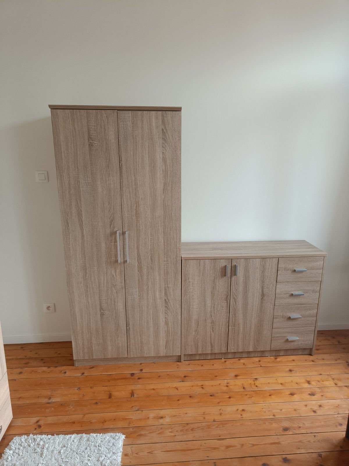 Kleerkast en commode, Ophalen