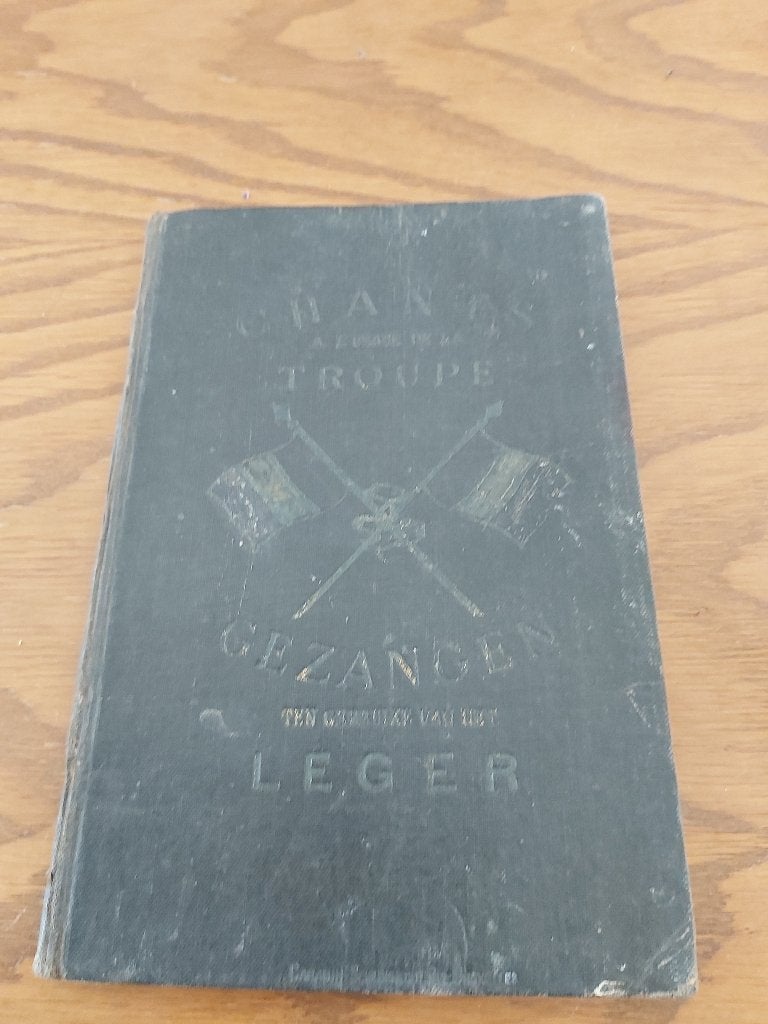 Belgisch Leger Armée Belge Chanson Lied Oorlog Guerre Zang, Envoi, Armée de terre, Livre ou Revue